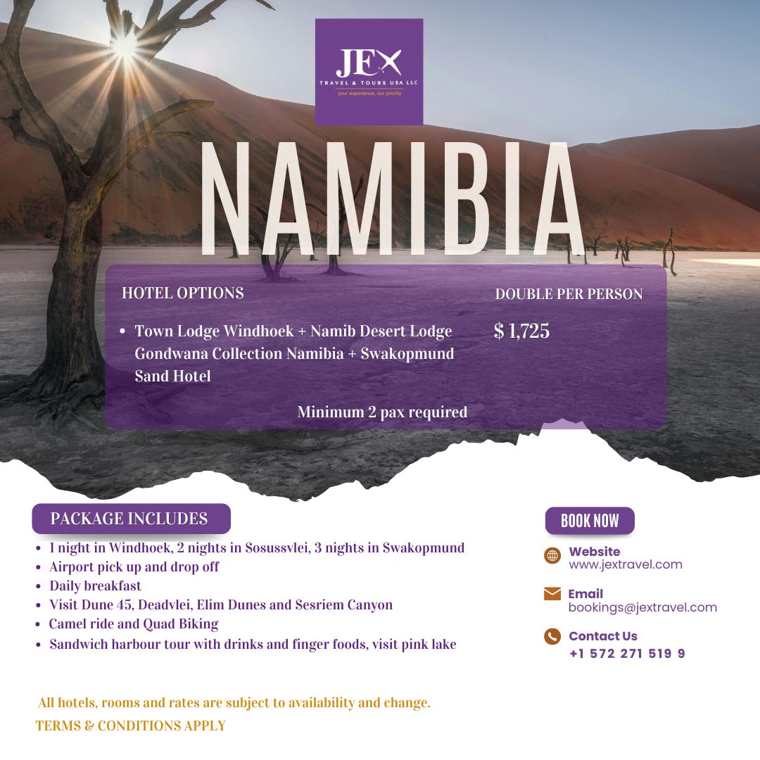 NAMIBIA TOUR PACKAGE