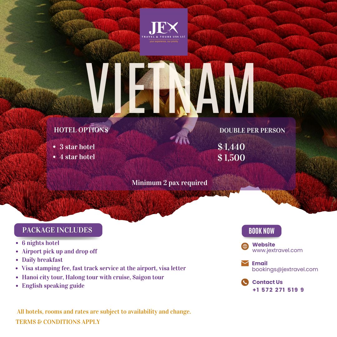 VIETNAM TOUR PACKAGE
