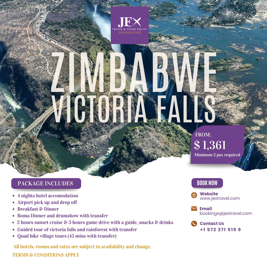 ZIMBABWE VICTORIA FALLS TOUR PACKAGE